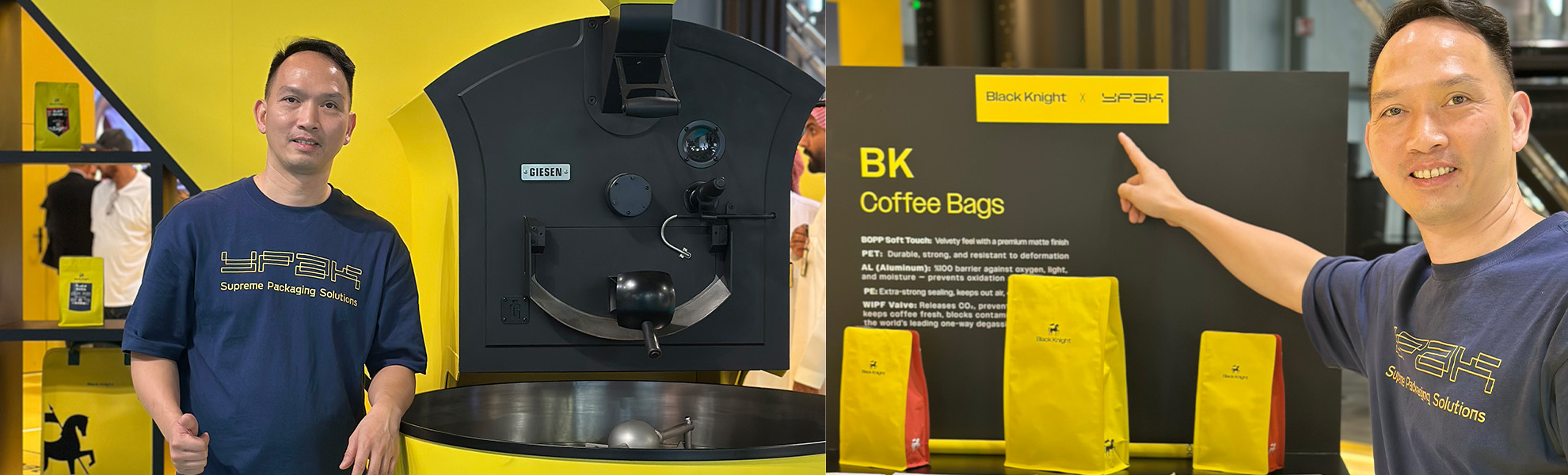 YPAK and Black Knight are joining forces to present a complete coffee journey