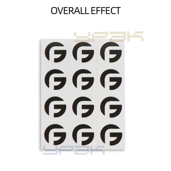 Custom Die Cut Vinyl PVC Adhesive Transparent UV Transfer Sticker for Branding Packaging Labels
