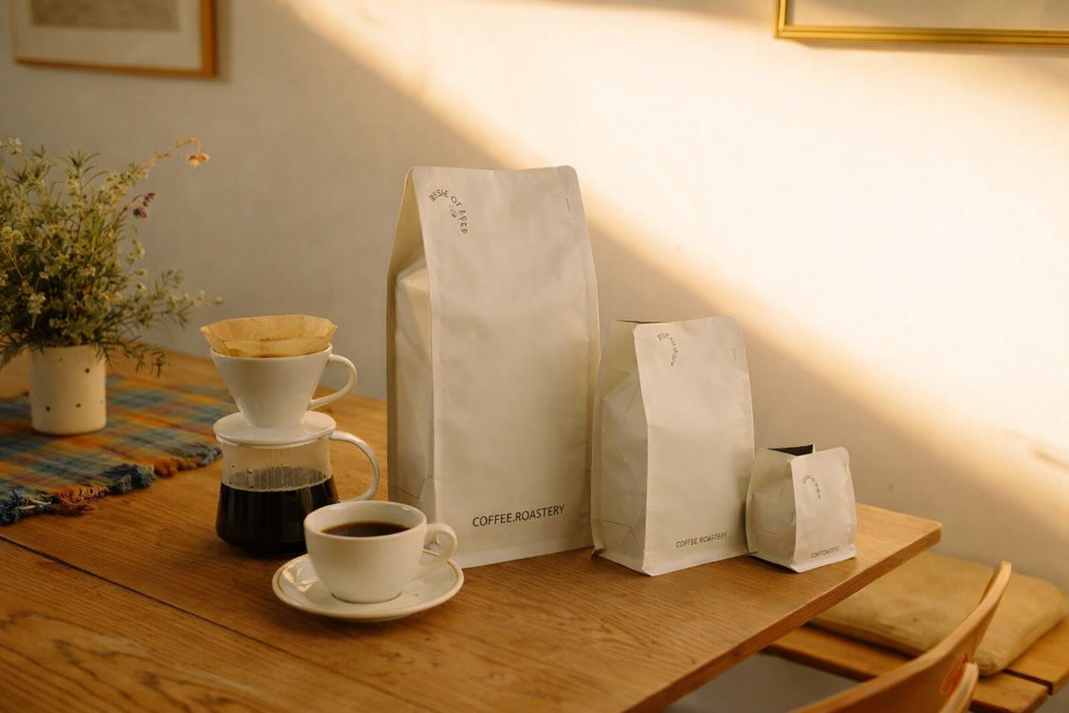 20260309_1106_咖啡包装拍摄场景_remix_01kk88x932excacq3m1zh06gqp