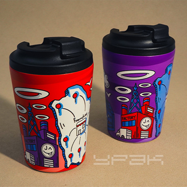 Double Wall Insulated Vacuum Stainless Steel Cup Coffee Mugs 