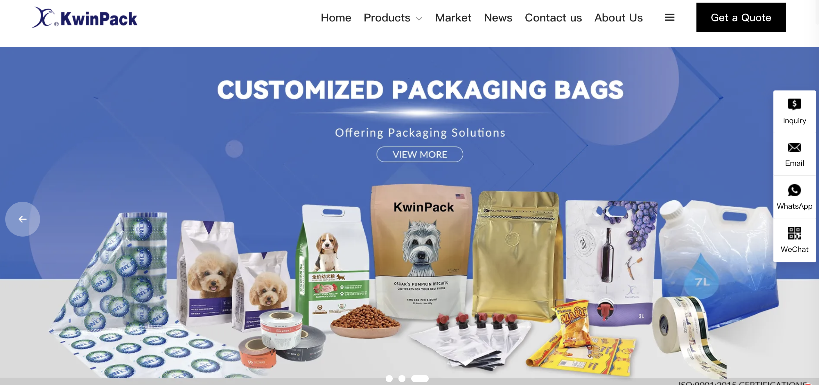 7. Kwinpack - Custom Packaging Manufacturer of Flexible Coffee Packages (China)