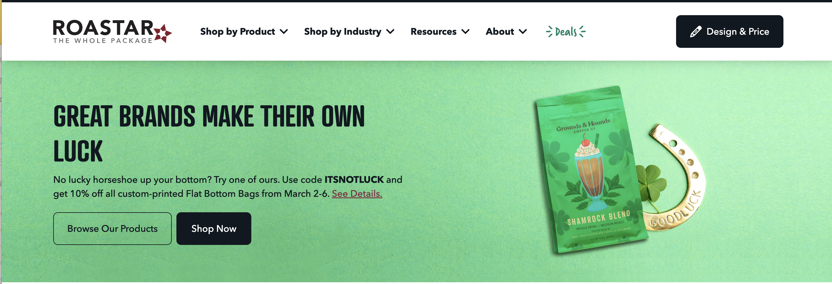 7. Roastar - Eco Friendly Custom Coffee Packaging Manufacturer