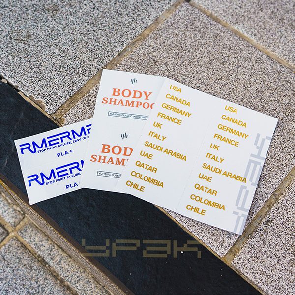 Custom Die Cut Vinyl PVC Adhesive Transparent UV Transfer Sticker for Branding Packaging Labels