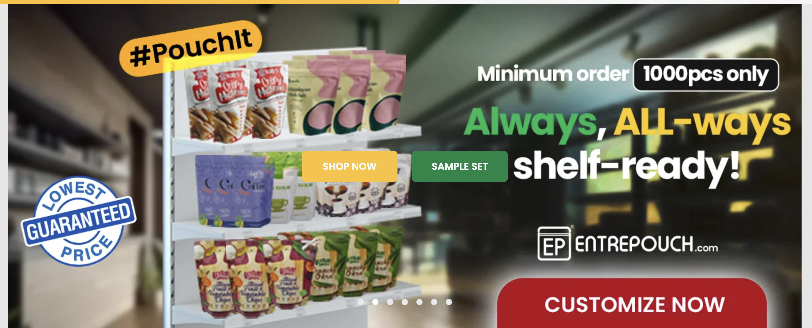 8. EntrePouch - Drip Coffee Bag Packaging Supplier