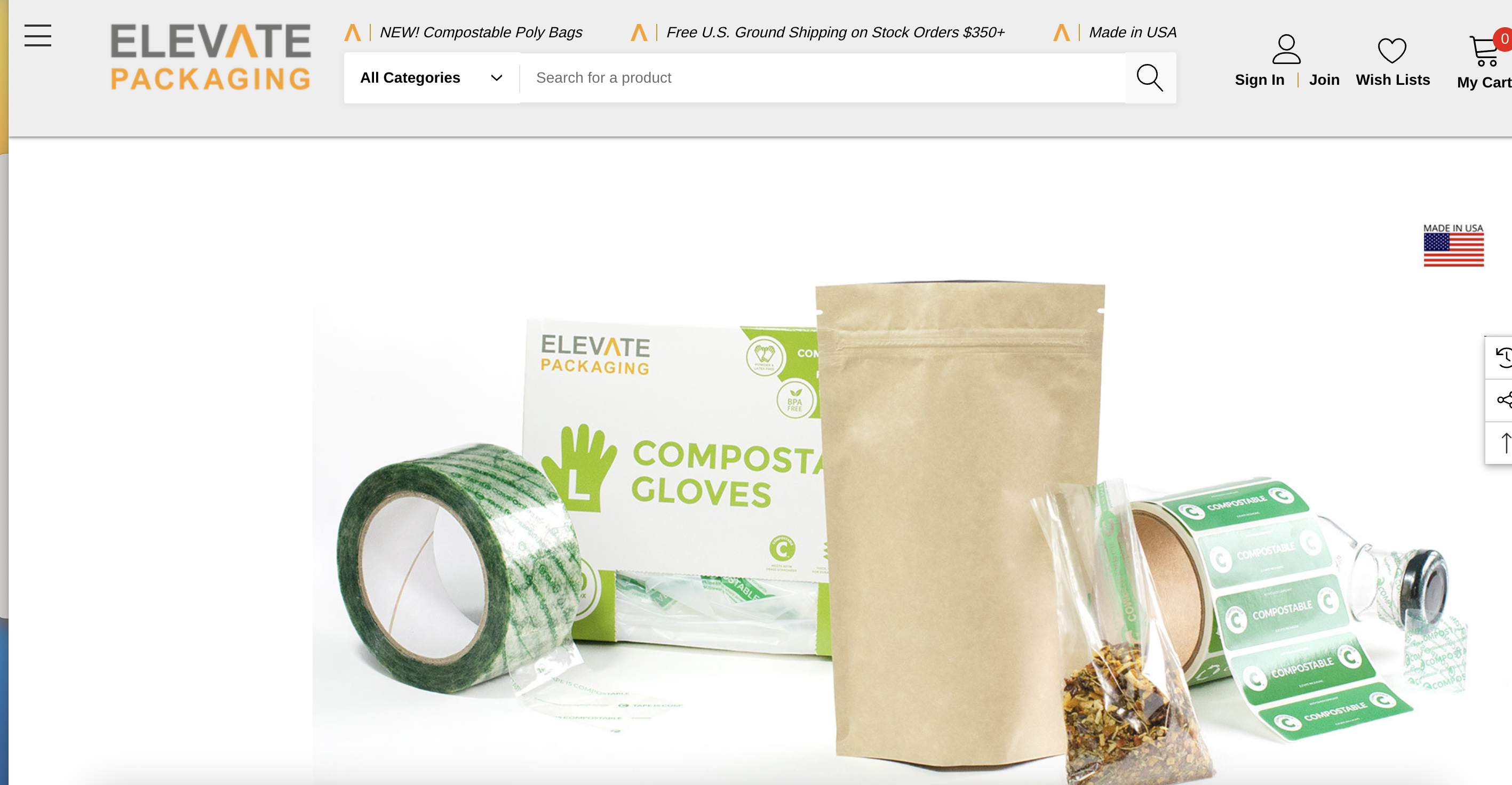 9. Elevate Packaging - Coffee Bag Supplier of eco-friendly food
