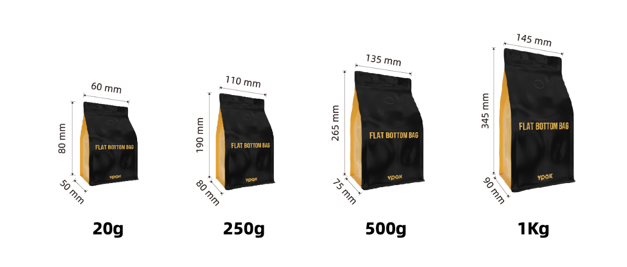 Coffee Bags Size