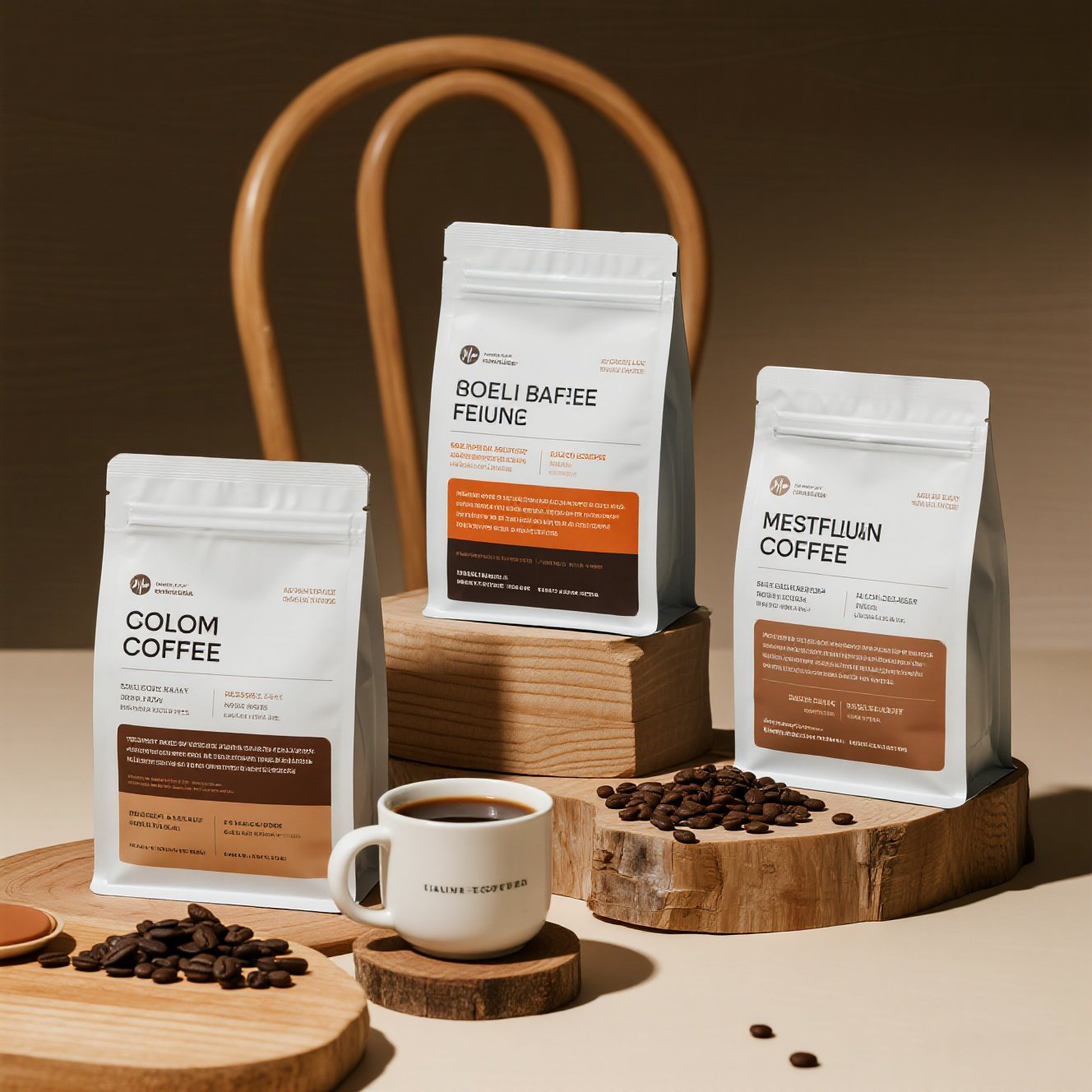 personalized custom coffee bags